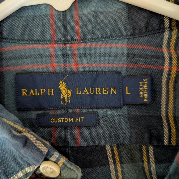 Polo Ralph Lauren Custom Fit Long Sleeve Button Down Size L - Picture 2 of 3